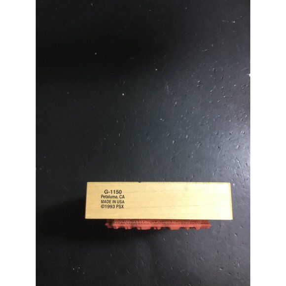 PSX Sugar Cookies Recipe Wooden Rubber Stamp G-1150, 1993 - Picture 2 of 3